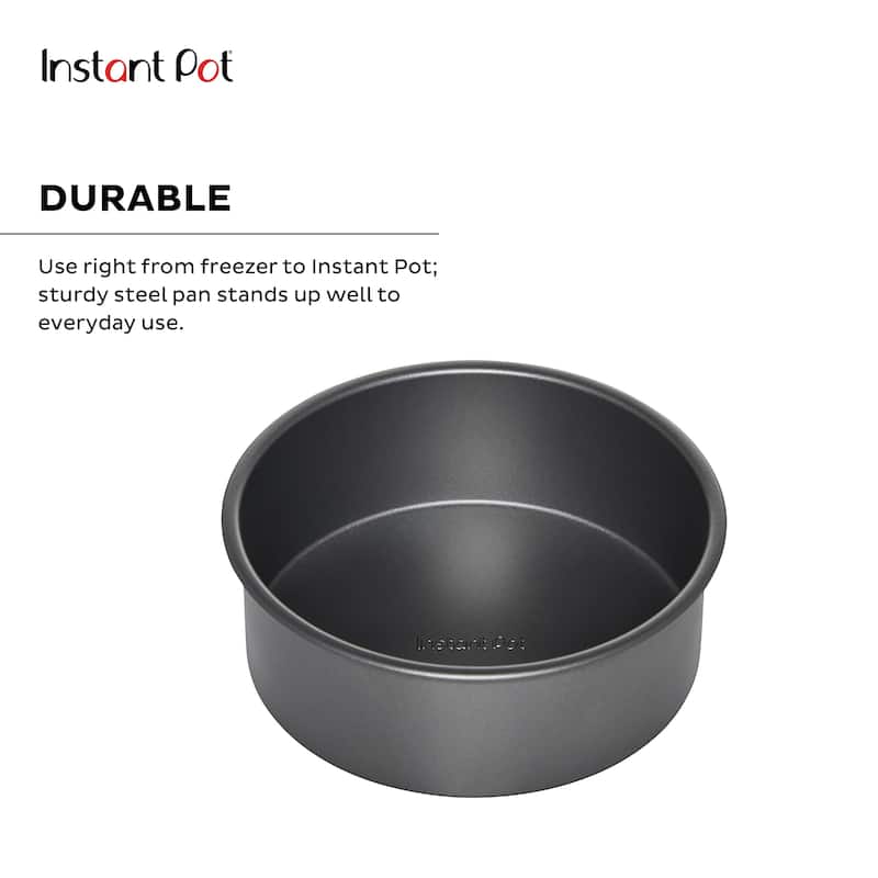 Instant Pot Official Round Gray Cake Pan