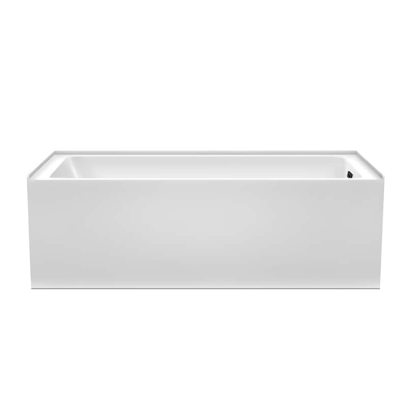 Grayley 66-Inch x 30-Inch Alcove Bathtub in White with Options