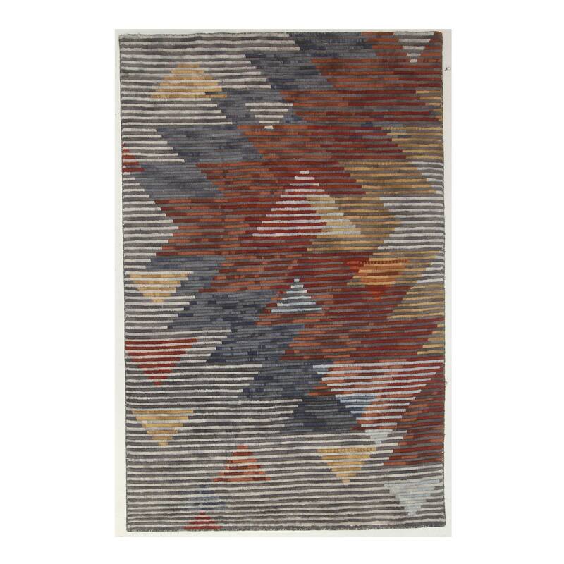 Caravan Gray Area Rug - 5' 1'' X 7' 11'' - 5' 1'' X 7' 11''