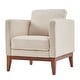 preview thumbnail 20 of 21, Vail Linen Upholstered Accent Chair by iNSPIRE Q Modern Beige