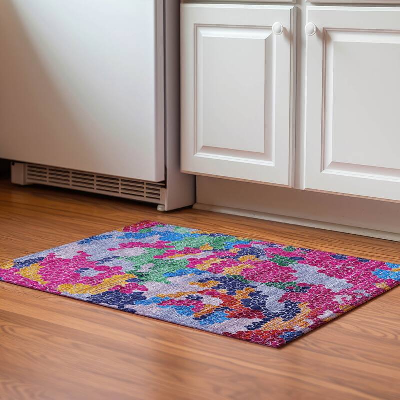 Premium Washable Super Soft Mayfield Rug - Blush - 1'8" x 2'6"