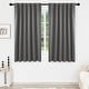 preview thumbnail 9 of 80, Deconovo Thermal Insulated 45-inch Curtain (2 Panel) - 52 x 45 Light Grey