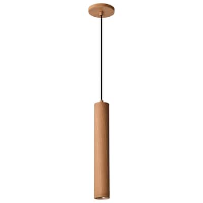 Century 12 Watt 16" LED Pendant Ash Wood Finish - Ash Wood