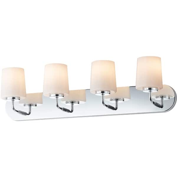 slide 2 of 11, Maxim 12894WT Durham 4 Light 30" Wide Bath Vanity Light Polished Chrome