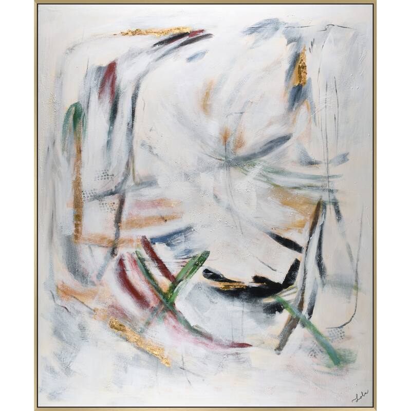 Renwil Moldova 50" Wide Canvas Art, Off-white