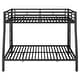 preview thumbnail 5 of 14, Full XL over Queen Metal Bunk Bed with Ladder and Guardrails
