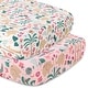 preview thumbnail 3 of 3, The Peanutshell Crib Bedding Set for Baby Girls, Bright Safari, 5 Pieces