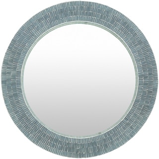 Artistic Weavers Basha Sage Mother of Pearl Mosaic Wall Mirror - 32" x 32"