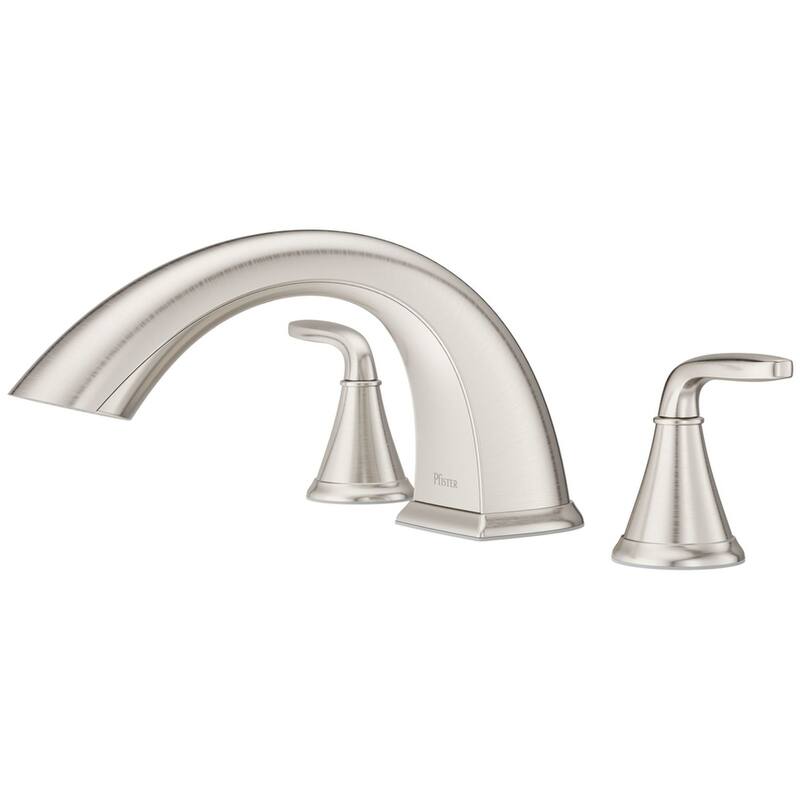 Pfister RT6-5WF Winfield Deck Mounted Roman Tub Filler - Brushed Nickel