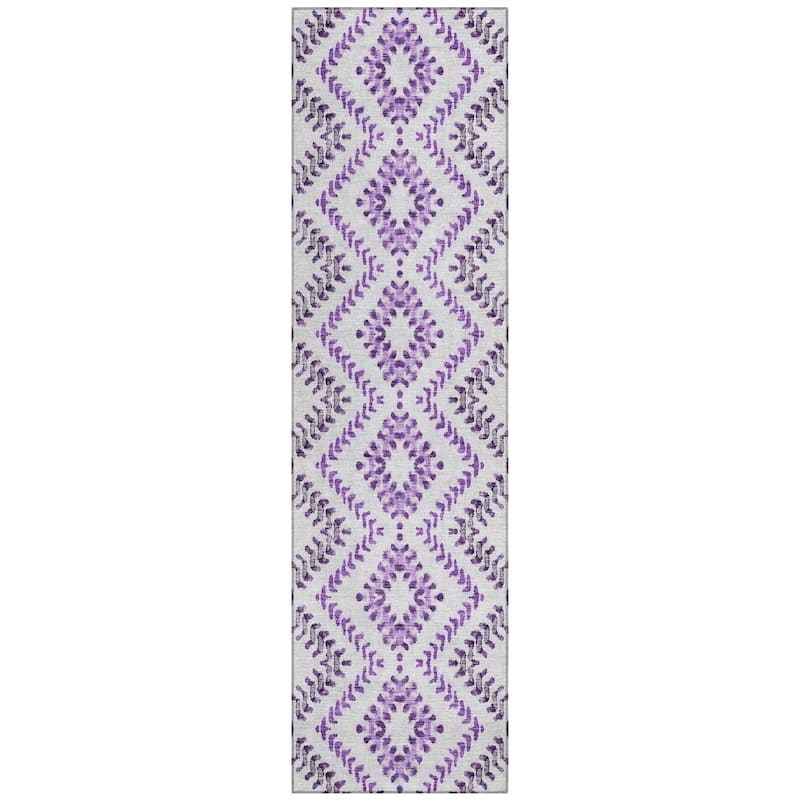 Machine Washable Indoor/ Outdoor Chantille Boho Global Rug