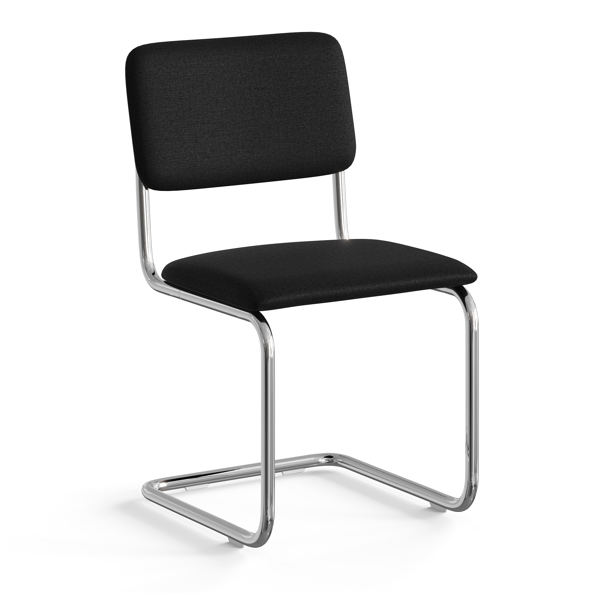 Hayward Fabric Side Chair Chrome Frame (Set Of 2)