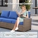 preview thumbnail 8 of 28, HOOOWOOO 7-piece Outdoor Wicker Rattan Patio Conversation Set with Fire Pit