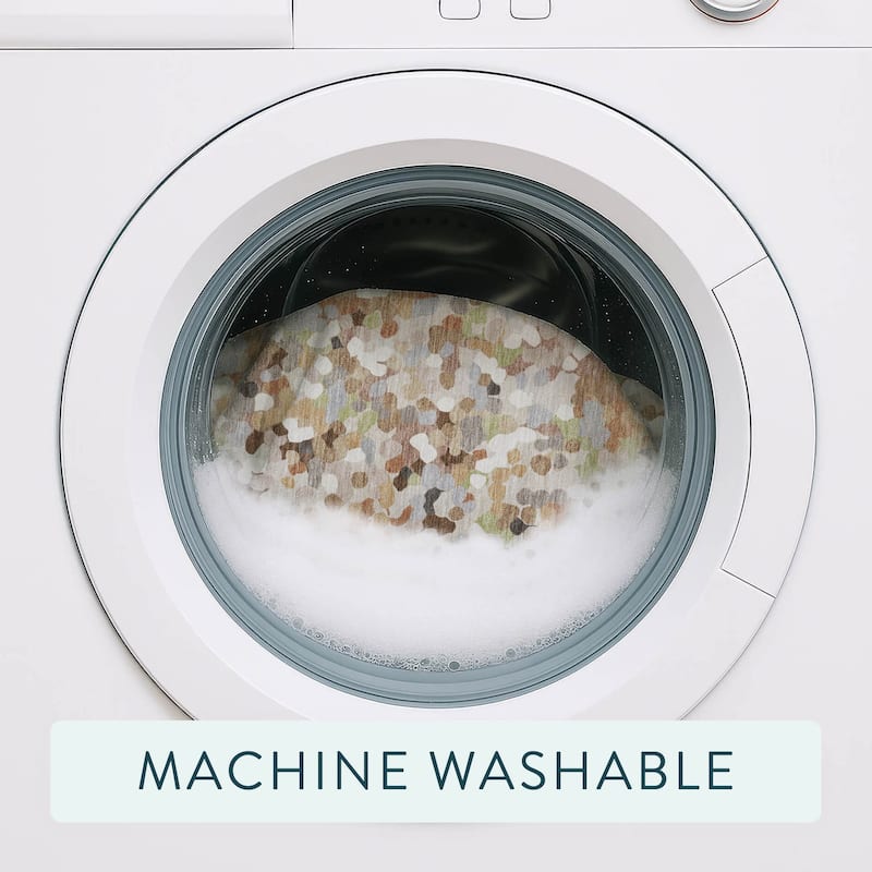 Machine Washable Indoor/ Outdoor Contemporary Halia Chantille Rug