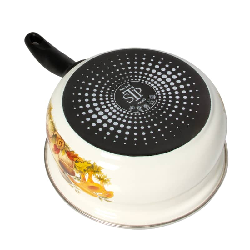 STP Goods Mushrooms Enameled Saucepan