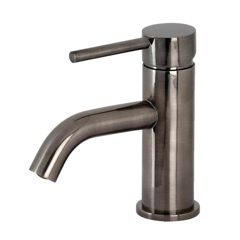 Concord Single-Handle 1-Hole Deck Mount Bathroom Faucet - Black Stainless