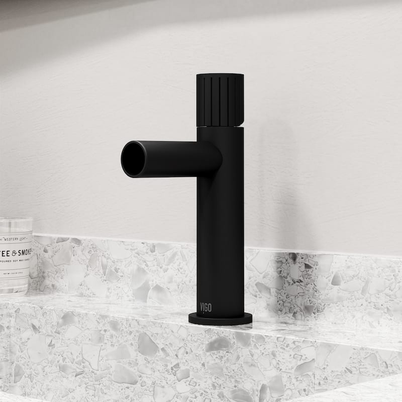 VIGO Ashford 8" H Single Handle Single Hole Bathroom Faucet