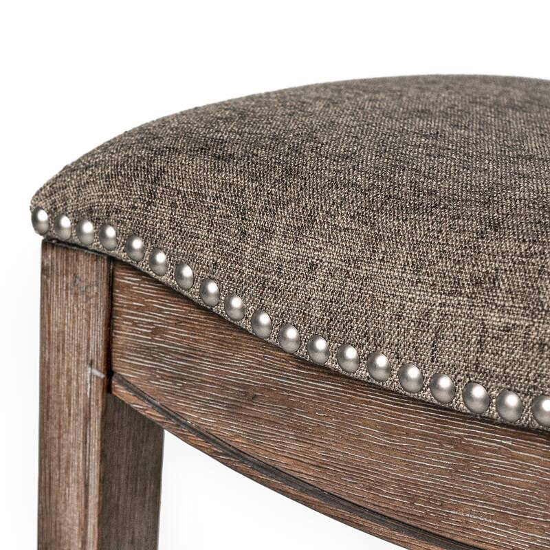 Maven Lane Adrien Saddle Kitchen Dining Stool