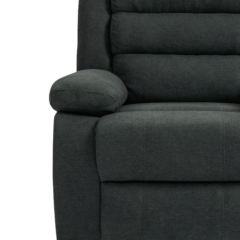Modern 36'' W Cotton/ Corduroy Push Back Manual Recliner Chair