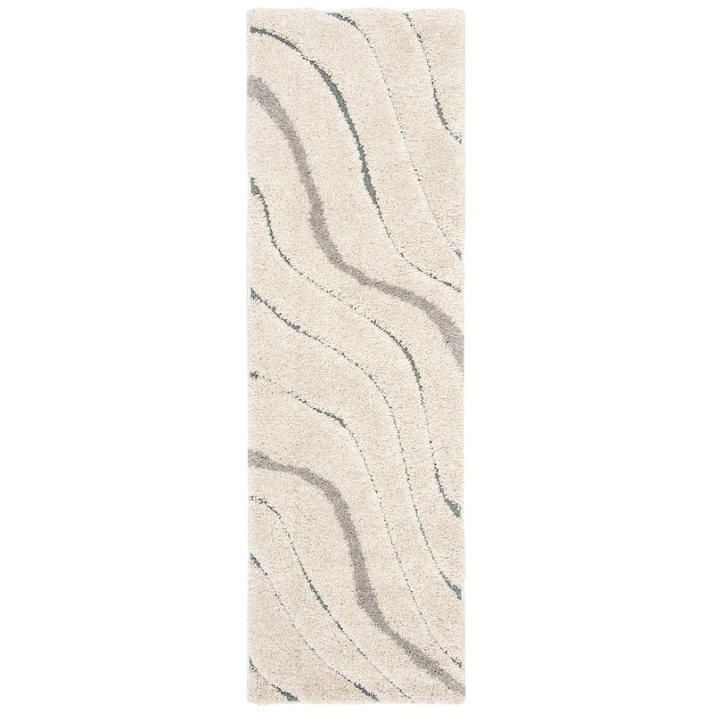 SAFAVIEH Florida Shag Hervor Soft Serene Waves 1.2-inch Thick Rug