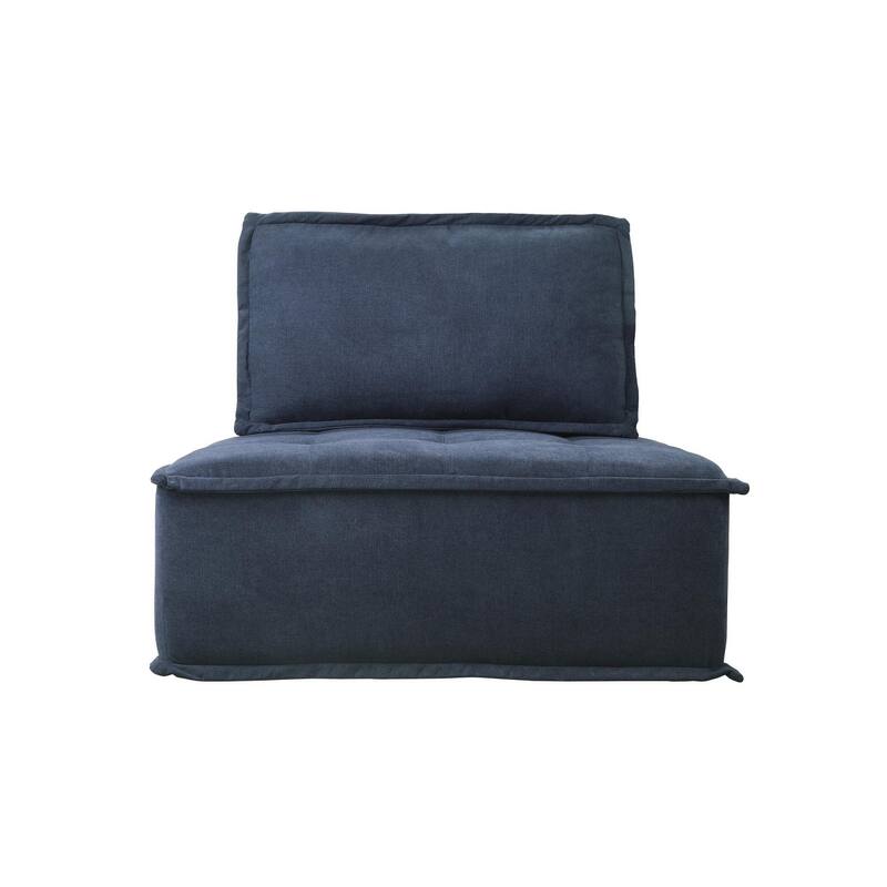 Ulrica Blue Fabric Living Room Set