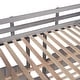 preview thumbnail 8 of 16, Full Over Twin & Twin Bunk Bed, Velvet Triple Bunk Bed with Drawers and Guardrails