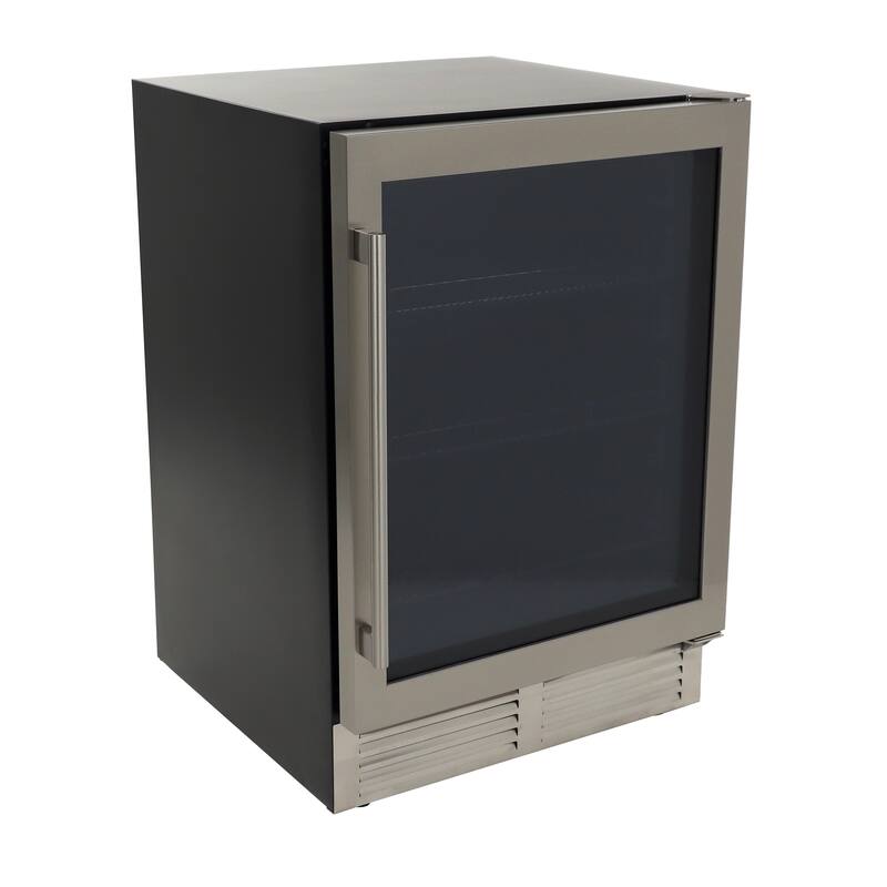 Avanti DESIGNER Series Beverage Center, 126 Can Capacity, in Stainless Steel