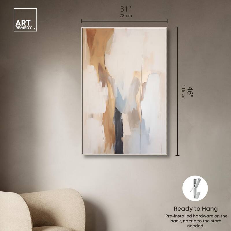 Sandstone Stillness II Canvas by Art Remedy