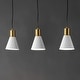 preview thumbnail 4 of 15, JONATHAN Y Watts Mid-Century Modern Iron LED Pendant