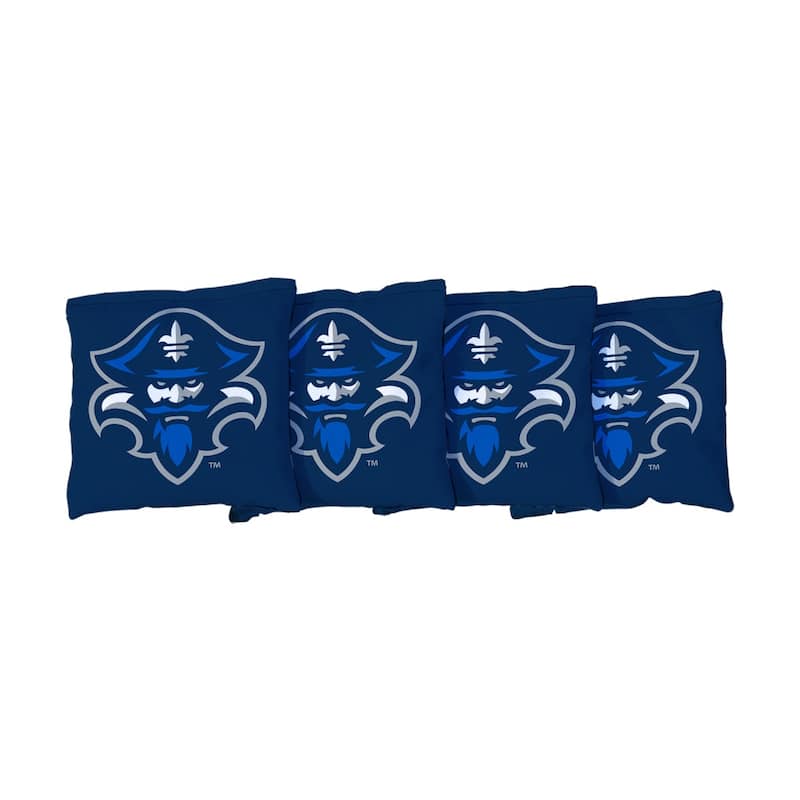 University of New Orleans Privateers BlueCornhole Bags - All-Weather Resin Filled