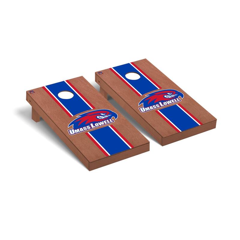 Massachusetts Lowell UMASS River Hawks Rosewood Cornhole Board Set