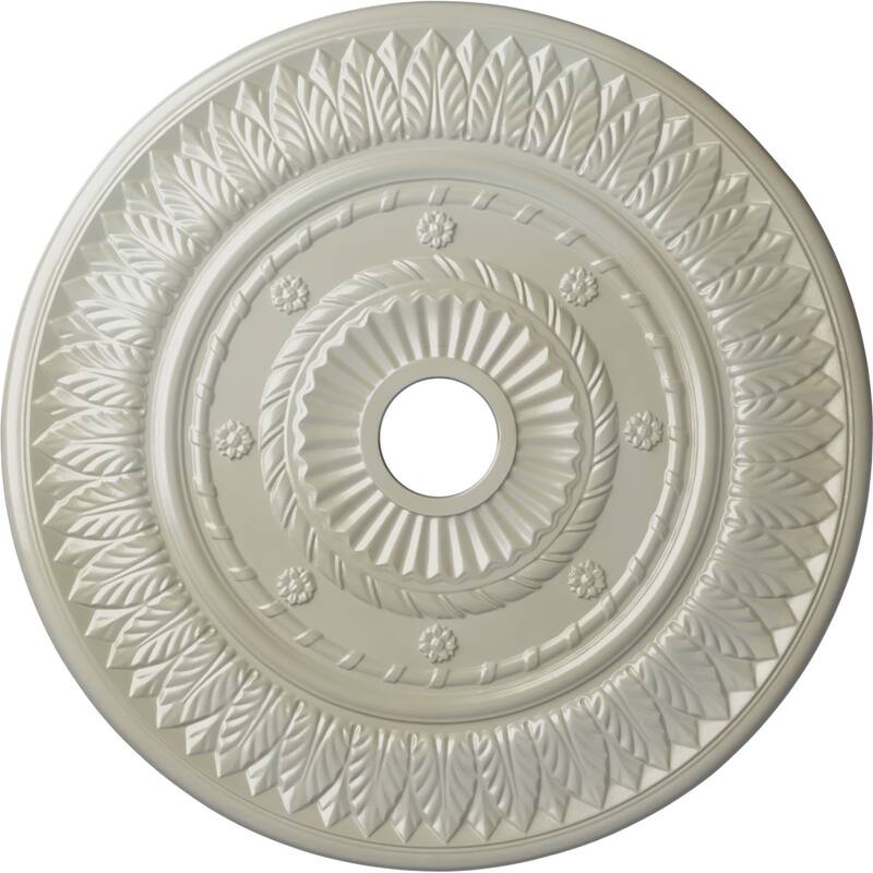 26 3/4"OD x 3 5/8"ID x 1 1/8"P Leaf Ceiling Medallion