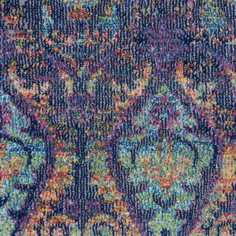 Jero Power Loomed Distressed Abstract Non Skid Area Rug By HomeRoots - 72' X '24' X '0.5