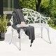 preview thumbnail 2 of 5, Patio Outdoor Bench,Garden Benches Metal Loveseat Outdoor Furniture