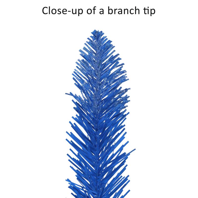 Puleo International 4' Pre-Lit Fashion Blue Artificial Christmas Tree - 4