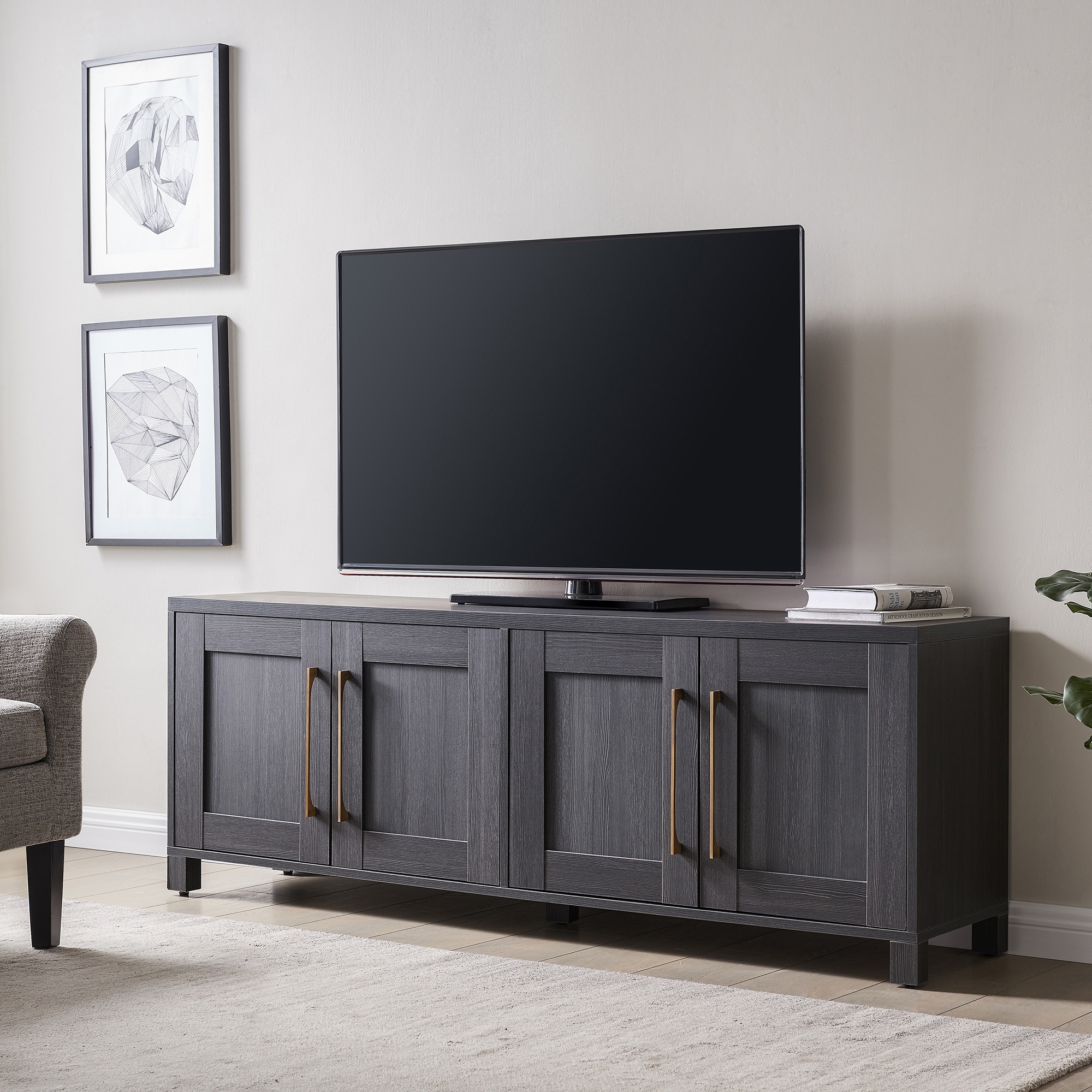 Chabot Rectangular TV Stand for TV's up to 75"