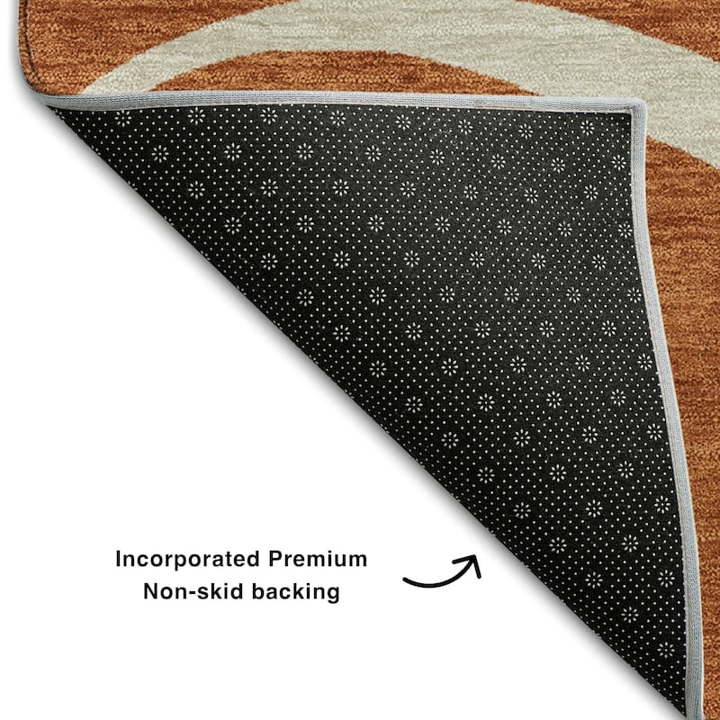 Premium Washable Super Soft Abstract Dash Mayfield Rug