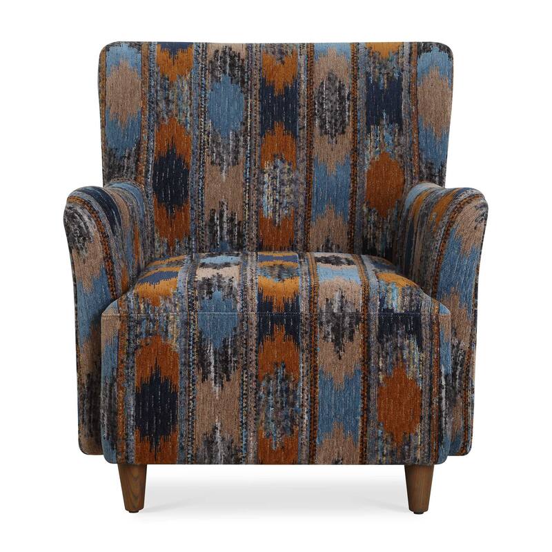 Uttermost Lainey Upholstered Ikat Armchair - 30.00" W x 32.50" H x 31.50" D