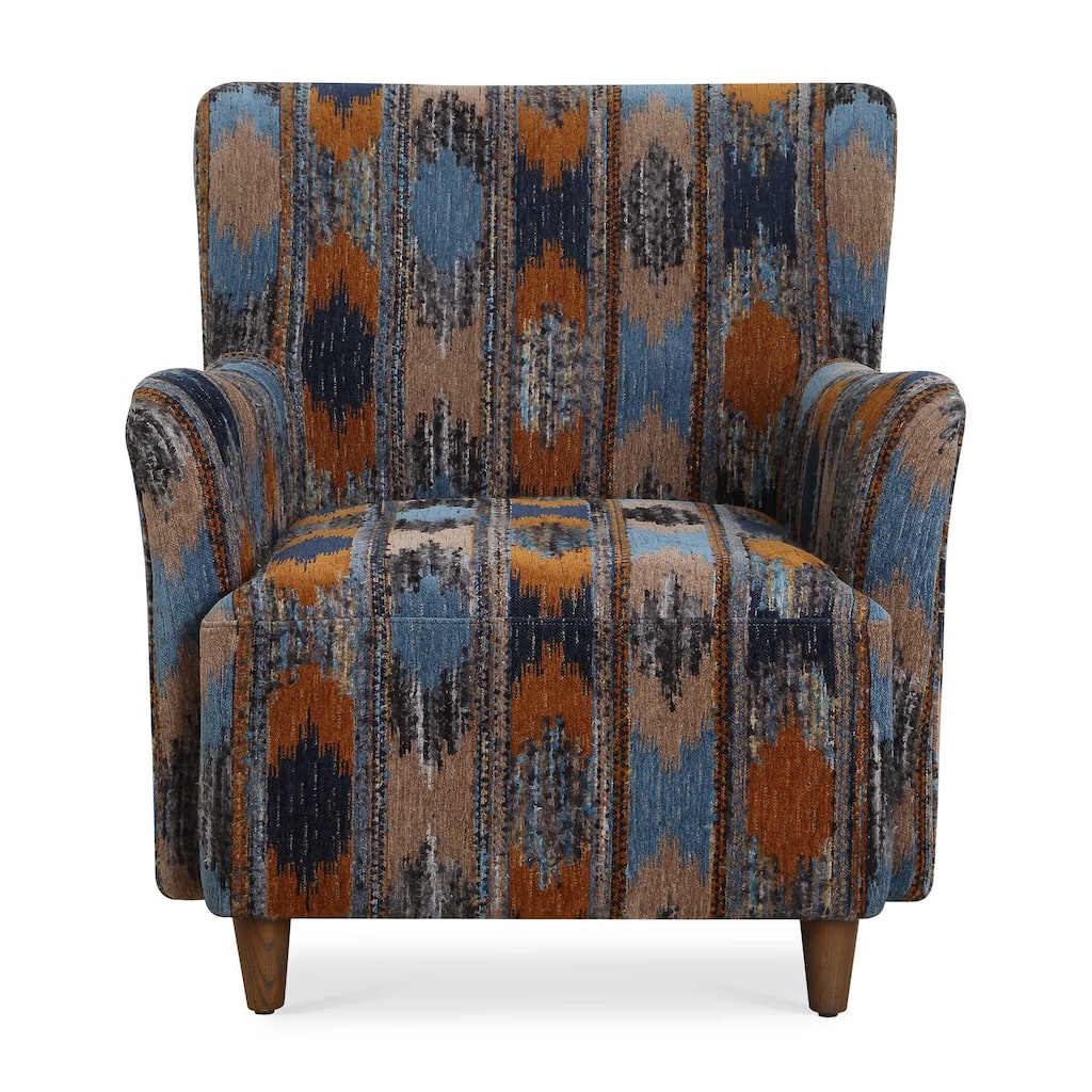Uttermost Lainey Upholstered Ikat Armchair - 30.00" W x 32.50" H x 31.50" D