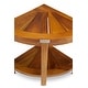 preview thumbnail 5 of 3, TeakCraft The SAGA, Teak Corner Shower Bench
