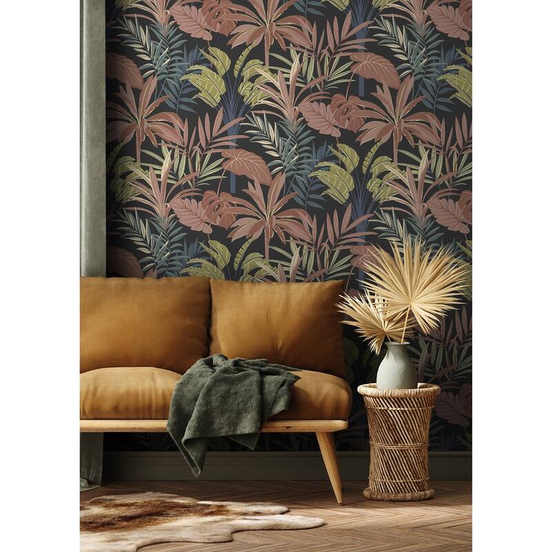 Rasch Rudyard Pink Tropical Flora Wallpaper