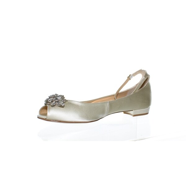 badgley mischka vivien ankle strap flats