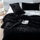 preview thumbnail 2 of 2, Chunky Panda Orca Bunny - Coma Inducer® Comforter Set - USA Heavyweight Filled - Frosted Black