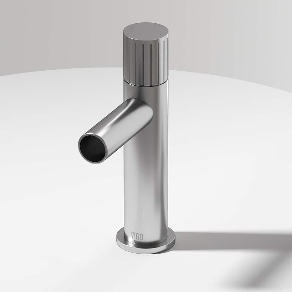 VIGO Ashford 8" H Single Handle Single Hole Bathroom Faucet