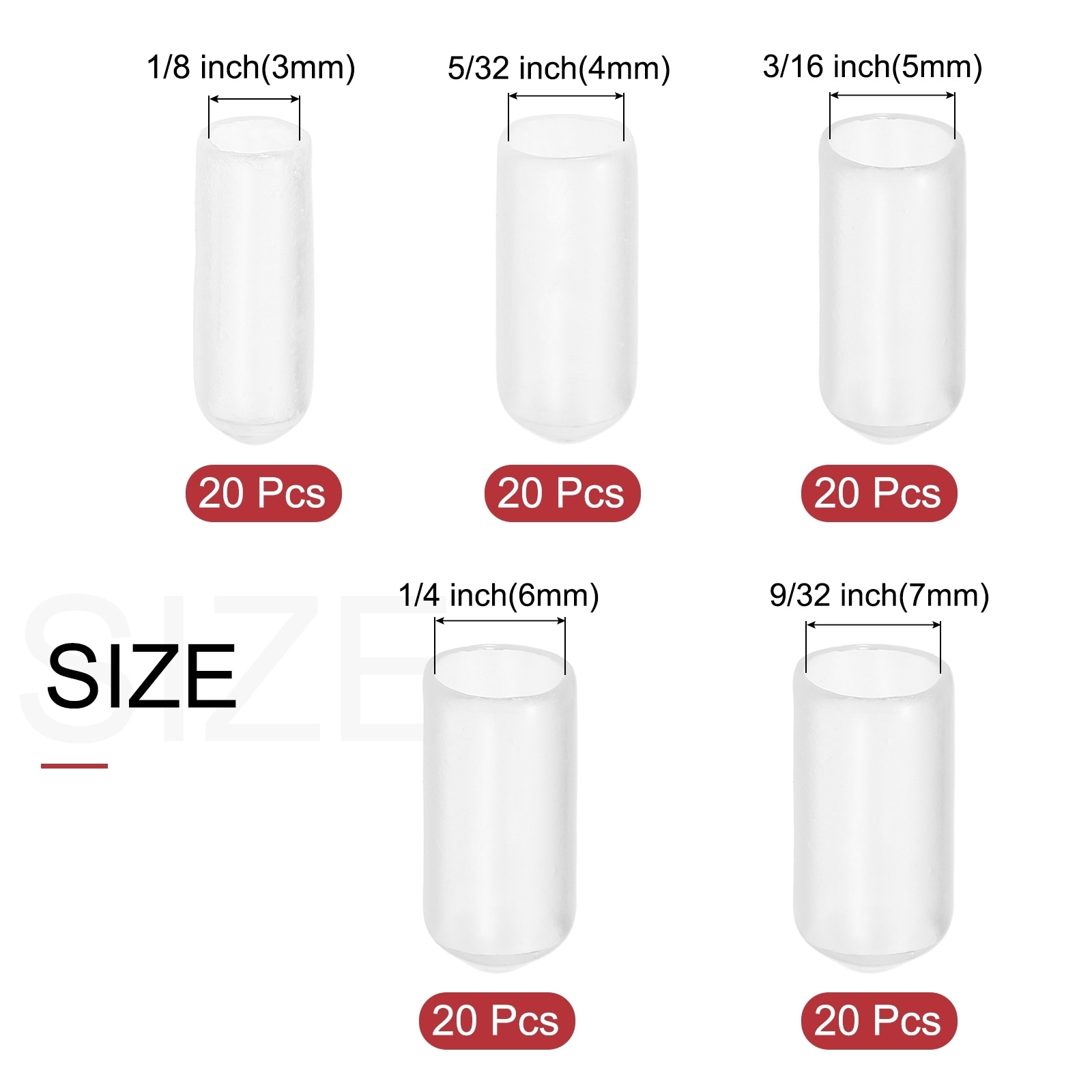 Round Rubber End Caps Protective Caps Screw Thread Protectors