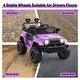 preview thumbnail 4 of 12, Ride On Truck Car, 12V Kids Electric Car Vehicle w/Parent Remote