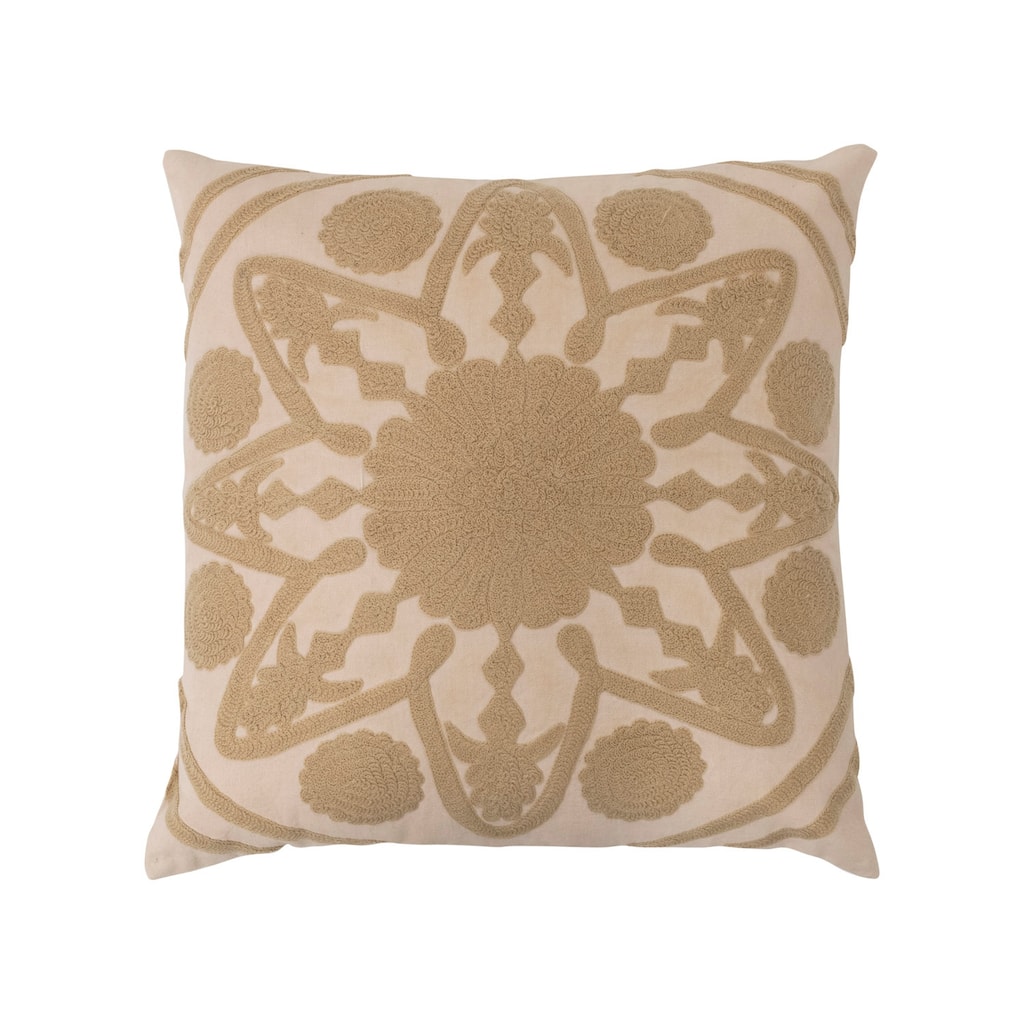 Cotton Pillow with Embroidery