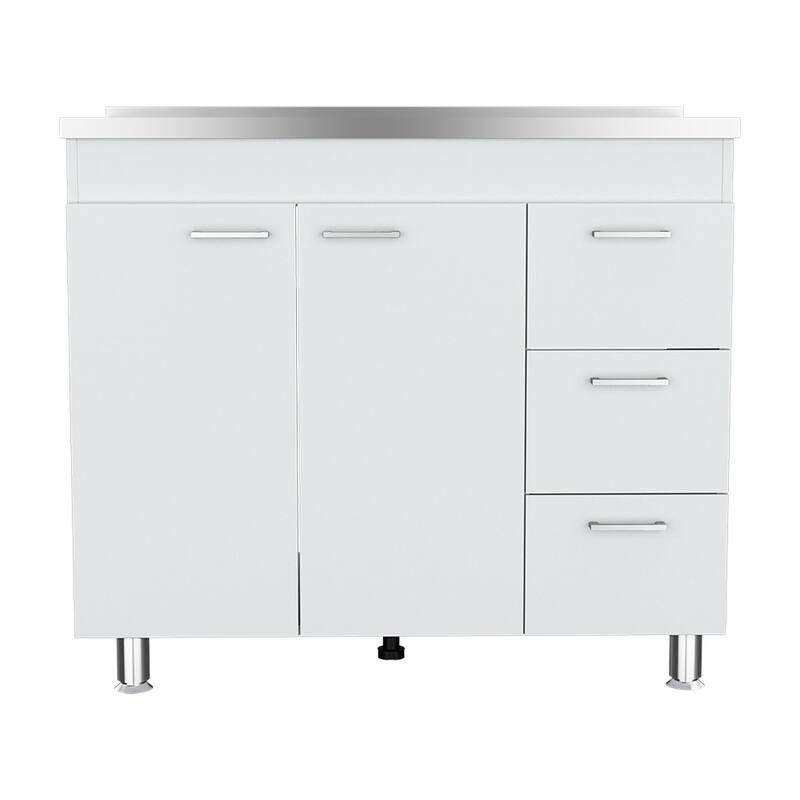 Utility Sink for Kitchen, Dining Room,Easy To Assemble, White - White
