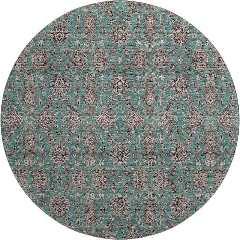 Premium Washable Super Soft Floral Borderless Mayfield Rug