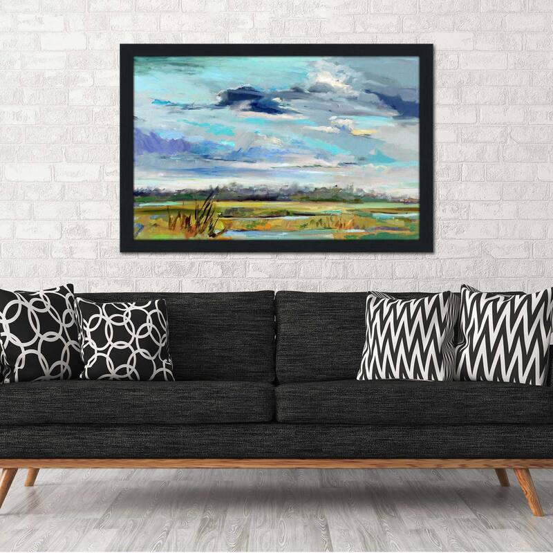 "Marsh Skies" by Carol Hallock Print on Acrylic