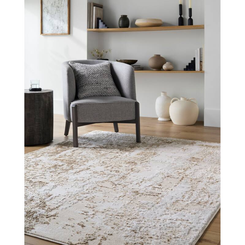 Livabliss Sunrise Abstract Area Rug
